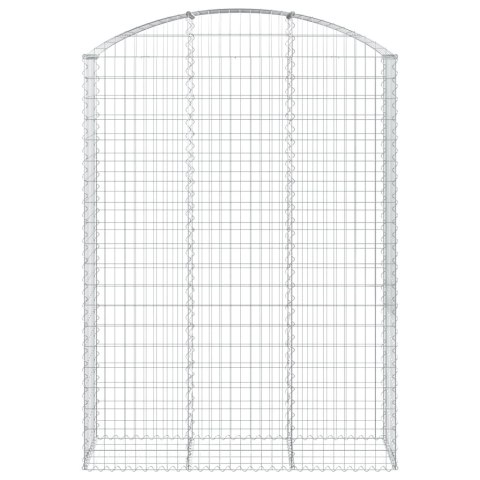ŁUKOWATY KOSZ GABIONOWY 150X50X200/220CM GALWANIZOWANE ŻELAZO