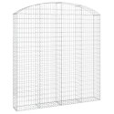 ŁUKOWATY KOSZ GABIONOWY 200X30X200/220CM GALWANIZOWANE ŻELAZO
