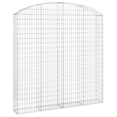 ŁUKOWATY KOSZ GABIONOWY 200X30X200/220CM GALWANIZOWANE ŻELAZO