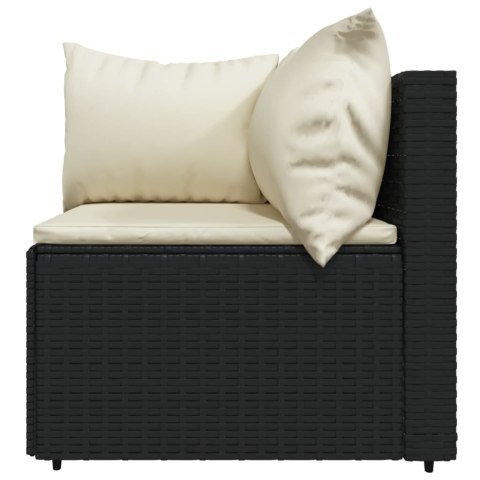 4-CZĘŚCIOWY ZESTAW WYPOCZYNKOWY Z PODUSZKAMI POLIRATTAN