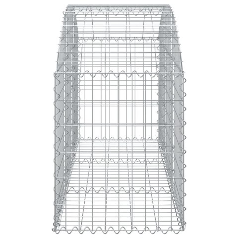 ŁUKOWATY KOSZ GABIONOWY 150X50X60/80CM GALWANIZOWANE ŻELAZO