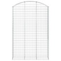 ŁUKOWATY KOSZ GABIONOWY 150X50X220/240CM GALWANIZOWANE ŻELAZO