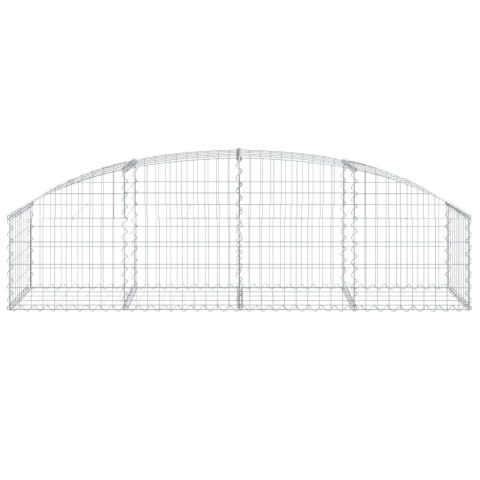ŁUKOWATY KOSZ GABIONOWY 200X50X40/60CM GALWANIZOWANE ŻELAZO