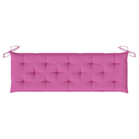 PODUSZKA NA ŁAWKĘ RÓŻOWA 150X50X7CM TKANINA