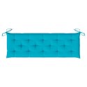 PODUSZKA NA ŁAWKĘ TURKUSOWA 150X50X7CM TKANINA