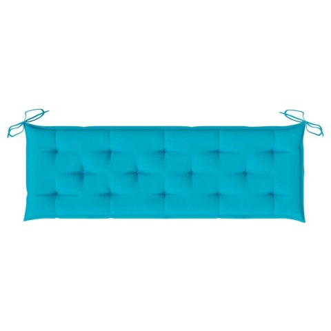 PODUSZKA NA ŁAWKĘ TURKUSOWA 150X50X7CM TKANINA