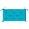 PODUSZKA NA ŁAWKĘ TURKUSOWA 100X50X7CM TKANINA