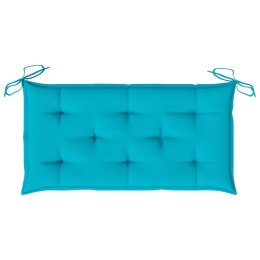 PODUSZKA NA ŁAWKĘ TURKUSOWA 100X50X7CM TKANINA