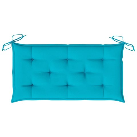 PODUSZKA NA ŁAWKĘ TURKUSOWA 100X50X7CM TKANINA