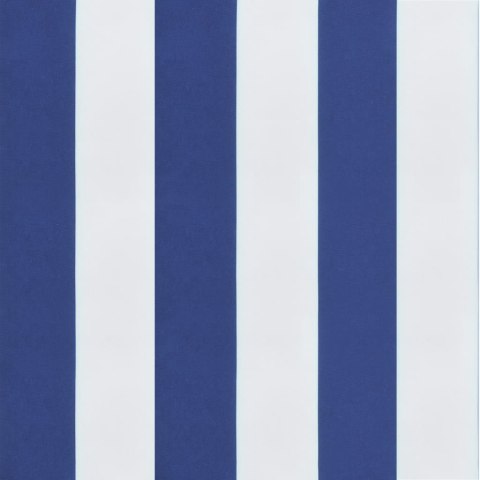 PODUSZKA NA ŁAWKĘ 180X50X7CM BIAŁO-NIEBIESKIE PASKI TKANINA