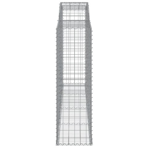 ŁUKOWATY KOSZ GABIONOWY 300X50X160/180CM GALWANIZOWANE ŻELAZO