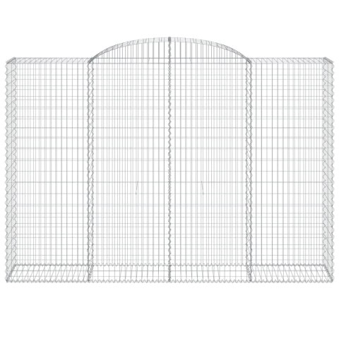 ŁUKOWATY KOSZ GABIONOWY 300X50X200/220CM GALWANIZOWANE ŻELAZO