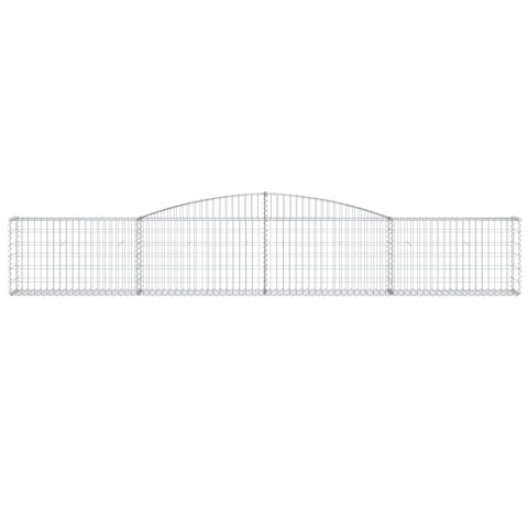 ŁUKOWATY KOSZ GABIONOWY 400X30X60/80CM GALWANIZOWANE ŻELAZO