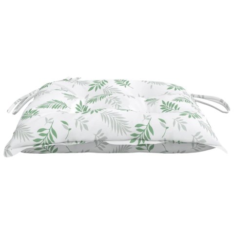 PODUSZKI NA KRZESŁO 6 SZT LIŚCIE50X50X7CM TKANINA