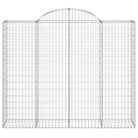 ŁUKOWATY KOSZ GABIONOWY 200X50X160/180CM GALWANIZOWANE ŻELAZO