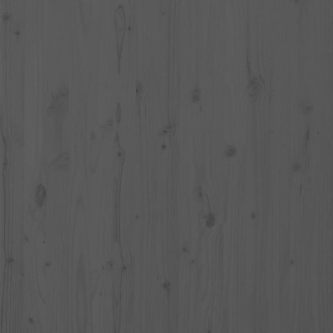 WEZGŁOWIE ŁÓŻKA SZARE 126X3X91,5CM DREWNO SOSNOWE