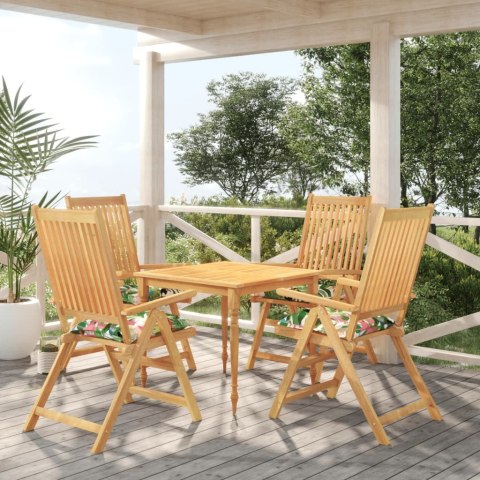 PODUSZKI NA KRZESŁA 4 SZT WIELOKOLOROWE 50X50X7CM