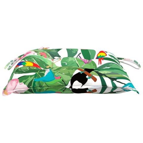 PODUSZKI NA KRZESŁA 4 SZT WIELOKOLOROWE 50X50X7CM