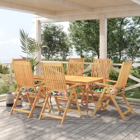 PODUSZKI NA KRZESŁA 6 SZT DŻUNGLA 50X50X7CM