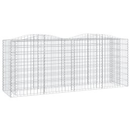 ŁUKOWATY KOSZ GABIONOWY 200X50X100CM GALWANIZOWANE ŻELAZO