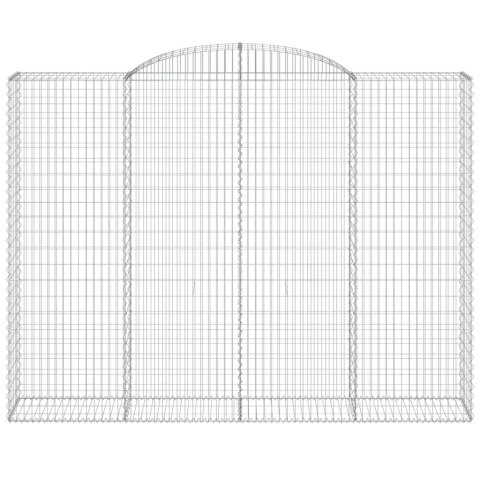 ŁUKOWATY KOSZ GABIONOWY 300X50X220/240CM GALWANIZOWANE ŻELAZO