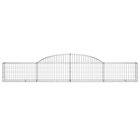 KOSZE GABIONOWE 2 SZT 300X30X40/60CM GALWANIZOWANE ŻELAZO