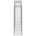KOSZE GABIONOWE 6 SZT 200X50X140/160CM GALWANIZOWANE ŻELAZO