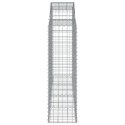 KOSZE GABIONOWE 8 SZT 200X50X140/160CM GALWANIZOWANE ŻELAZO
