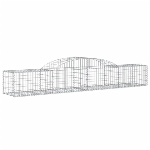 KOSZE GABIONOWE 5 SZT 300X50X40/60CM GALWANIZOWANE ŻELAZO