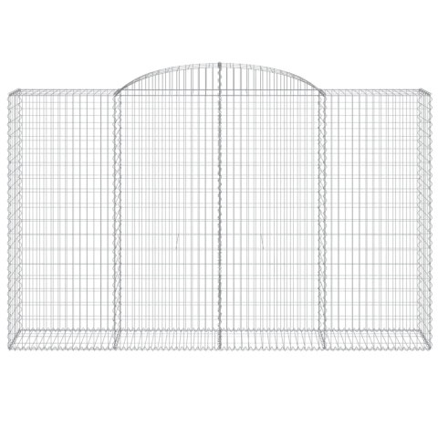 KOSZE GABIONOWE 3 SZT 300X50X180/200CM GALWANIZOWANE ŻELAZO