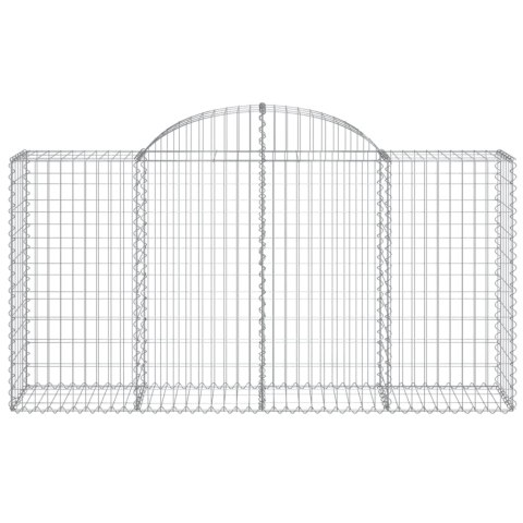 KOSZE GABIONOWE 10 SZT 200X50X100/120CM GALWANIZOWANE ŻELAZO