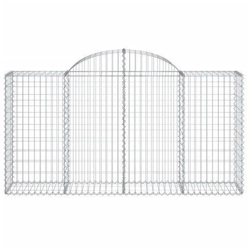 KOSZE GABIONOWE 11 SZT 200X50X100/120CM GALWANIZOWANE ŻELAZO