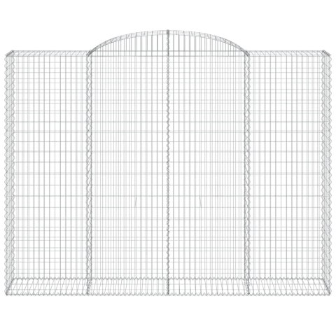 KOSZE GABIONOWE 2 SZT 300X50X220/240CM GALWANIZOWANE ŻELAZO