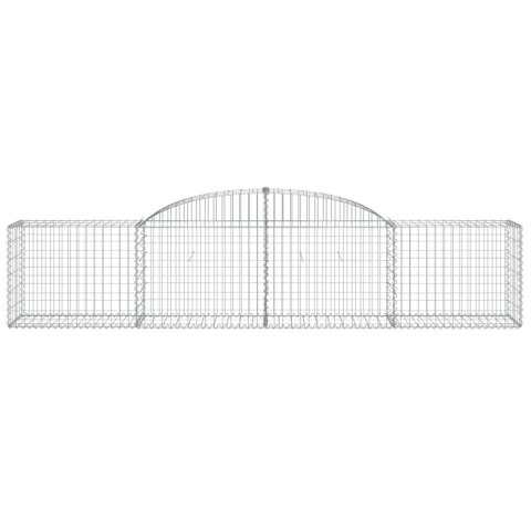 KOSZE GABIONOWE 7 SZT 300X50X60/80CM GALWANIZOWANE ŻELAZO