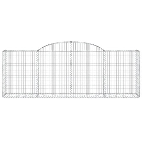 KOSZE GABIONOWE 8 SZT 300X50X100/120CM GALWANIZOWANE ŻELAZO