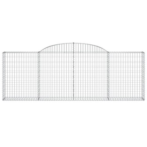 KOSZE GABIONOWE 5 SZT 300X30X100/120CM GALWANIZOWANE ŻELAZO