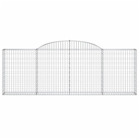 KOSZE GABIONOWE 10 SZT 300X30X100/120CM GALWANIZOWANE ŻELAZO