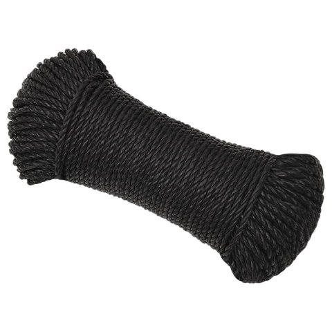 LINKA ROBOCZA CZARNA 8MM 500M POLIPROPYLEN