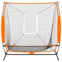 UNIWERSALNY TRENAŻER BASEBALLOWY CZARNY 174X76X1585CM