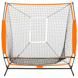 UNIWERSALNY TRENAŻER BASEBALLOWY CZARNY 174X76X1585CM