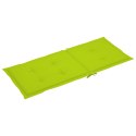 PODUSZKI NA KRZESŁA OGRODOWE 4 SZT 120X50X3CM JASNOZIELONE