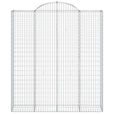 KOSZE GABIONOWE 3 SZT 200X50X220/240CM GALWANIZOWANE ŻELAZO