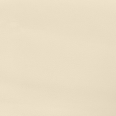 RAMA ŁÓŻKA Z ZAGŁÓWKIEM KREMOWA 90X190CM SZTUCZNA SKÓRA