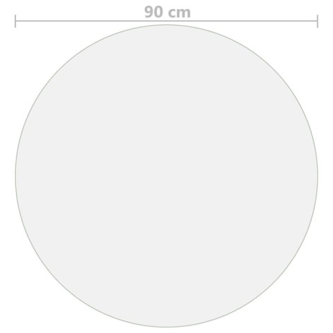 MATA OCHRONNA NA STÓŁ PRZEZROCZYSTA Ø 90CM 2MM PVC