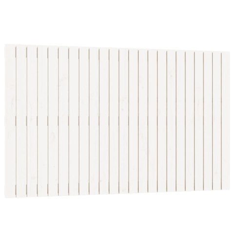 WEZGŁOWIE ŁÓŻKA BIAŁE 147X3X90CM DREWNO SOSNOWE