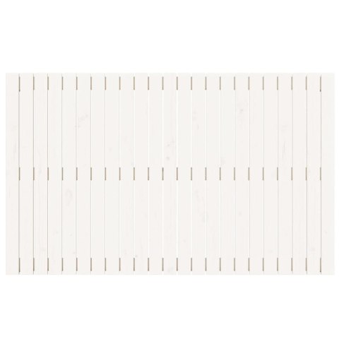 WEZGŁOWIE ŁÓŻKA BIAŁE 147X3X90CM DREWNO SOSNOWE