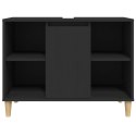 SZAFKA POD UMYWALKĘ CZARNA 80X33X60CM