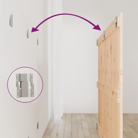 WEZGŁOWIE ŁÓŻKA 147X3X90CM DREWNO SOSNOWE