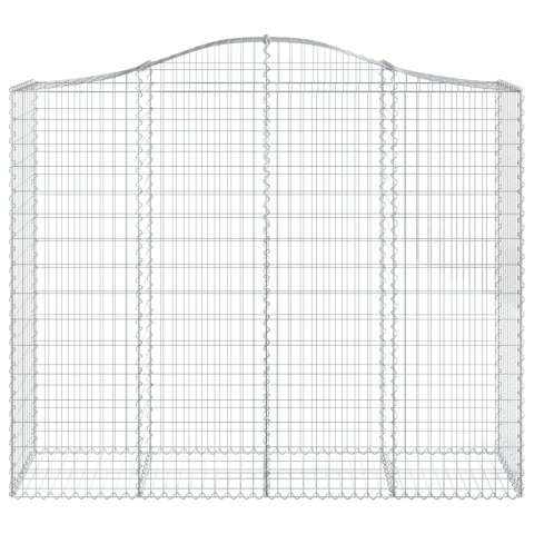KOSZE GABIONOWE 3 SZT 200X50X160/180CM GALWANIZOWANE ŻELAZO