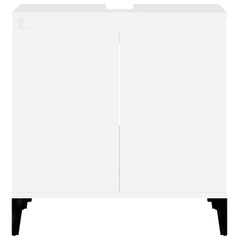 SZAFKA POD UMYWALKĘ BIAŁA 58X33X60CM